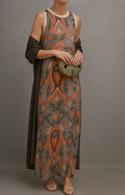 Susan™ | Vestido Bohemio de Noche con Estola