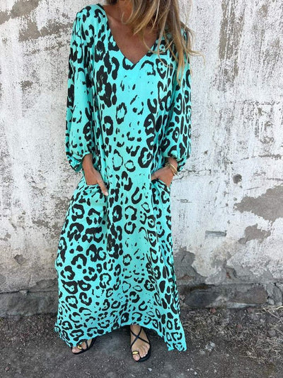 Abril | Vestido Largo con Bolsillos Chic