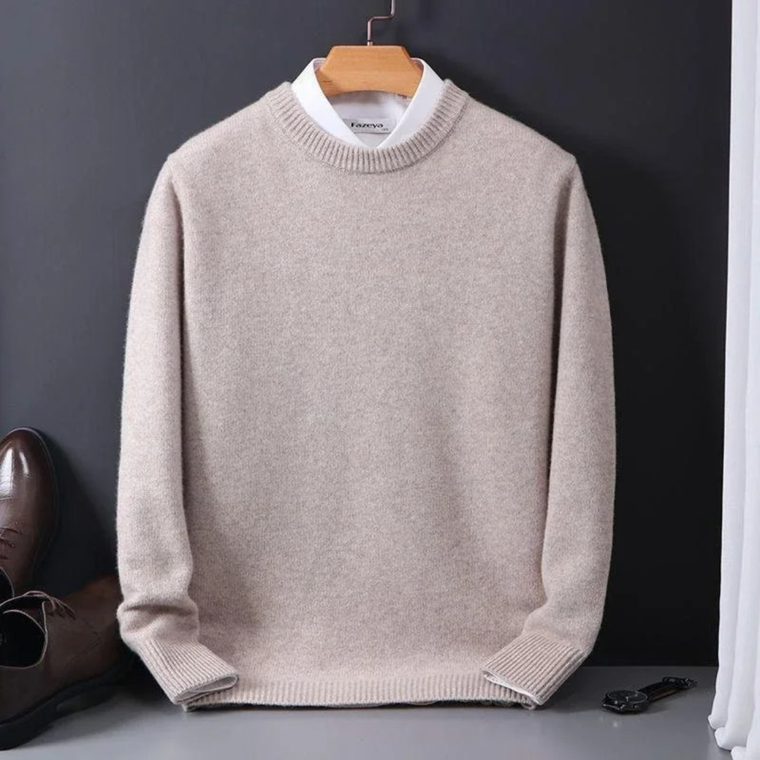 Álvaro™ | Jersey Clásico de Cuello Redondo