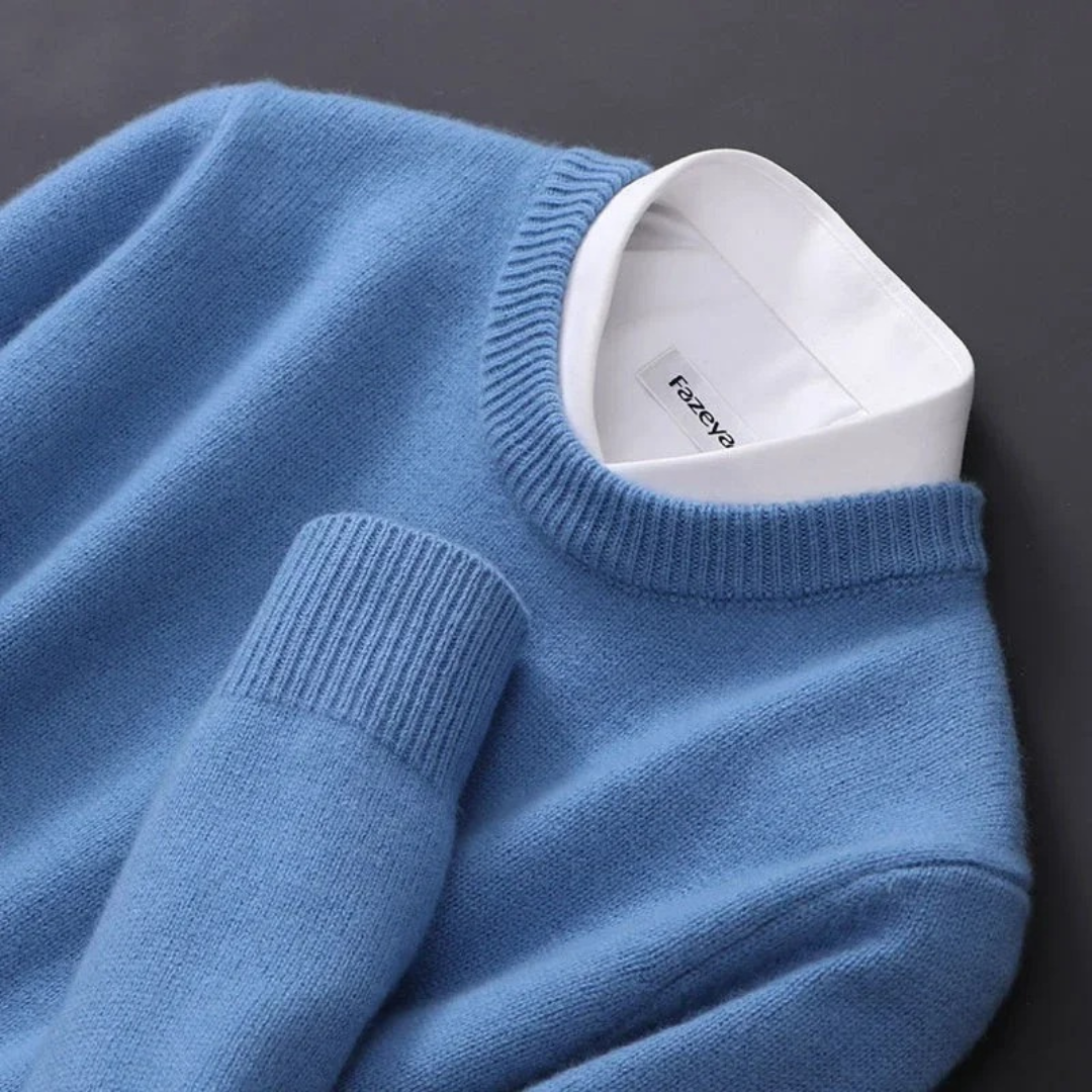 Álvaro™ | Jersey Clásico de Cuello Redondo