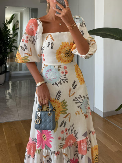 Amelia | Vestido Floral Romántico