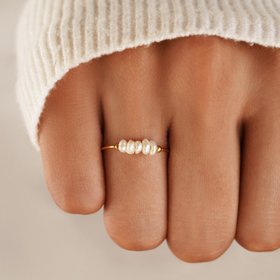 Anillo Aurora de Perlas
