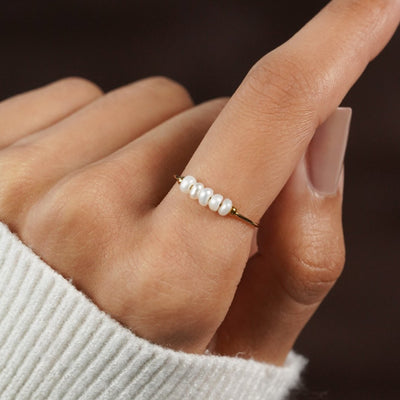 Anillo Aurora de Perlas
