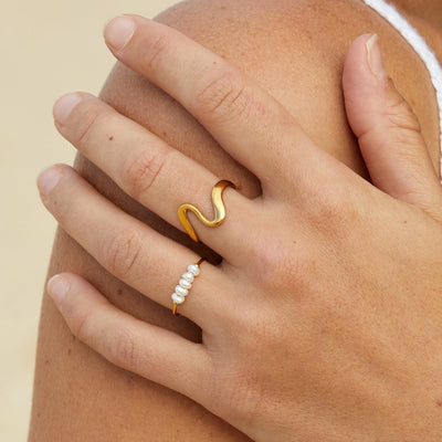 Anillo Aurora de Perlas