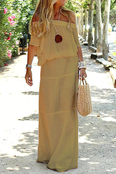 Fiona™ | Vestido Largo de Lino