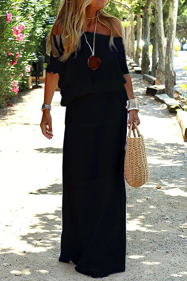 Fiona™ | Vestido Largo de Lino