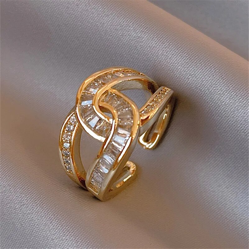 Anillo Enlace Dorado