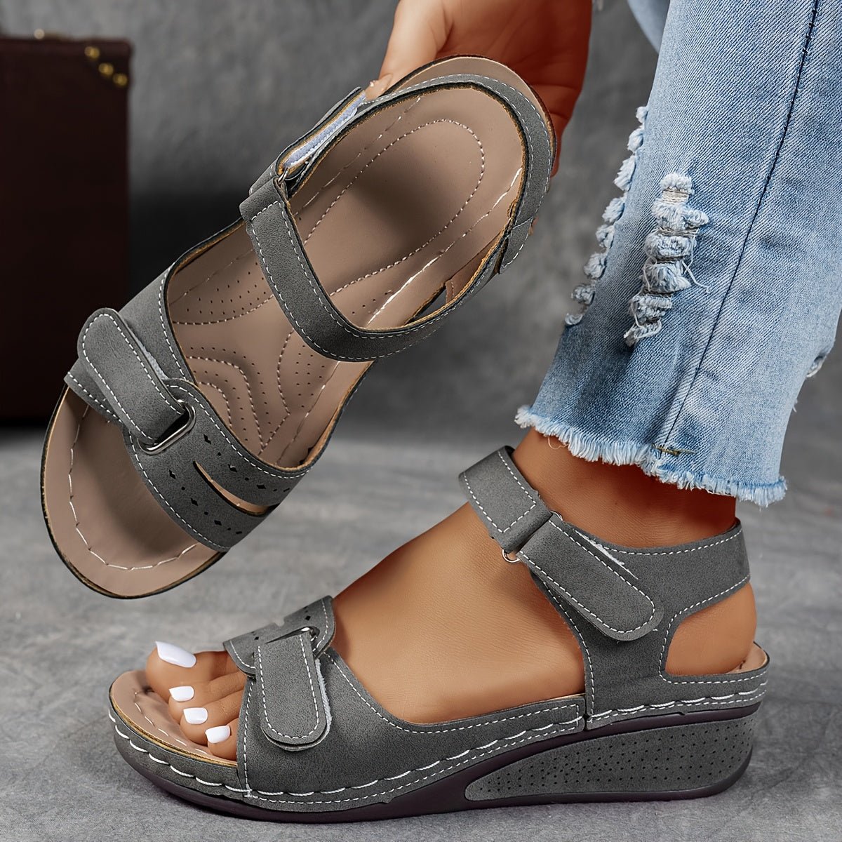 Lenora™ | Sandalias ortopédicas ligeras con soporte óptimo