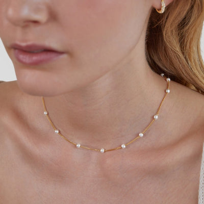 Collar Nura con Perlas