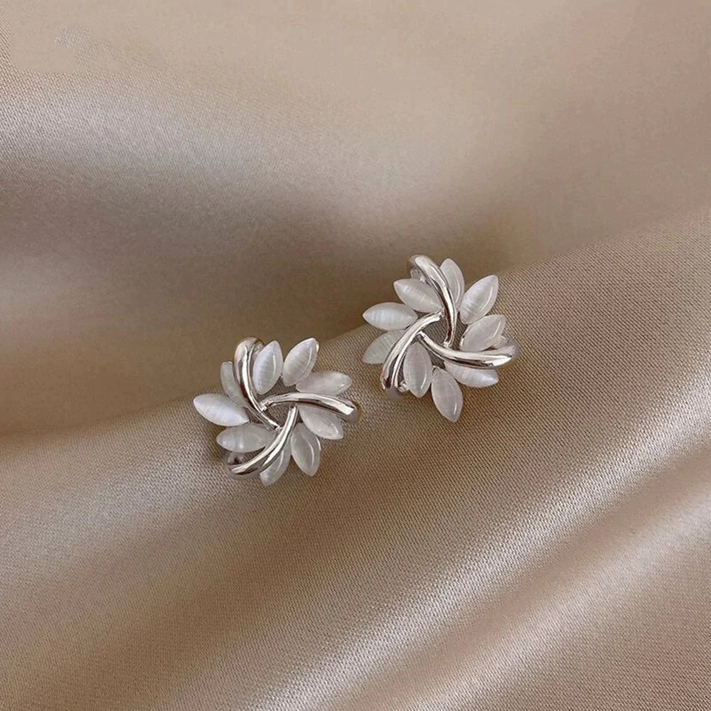 Pendientes de Pétalos Dorados