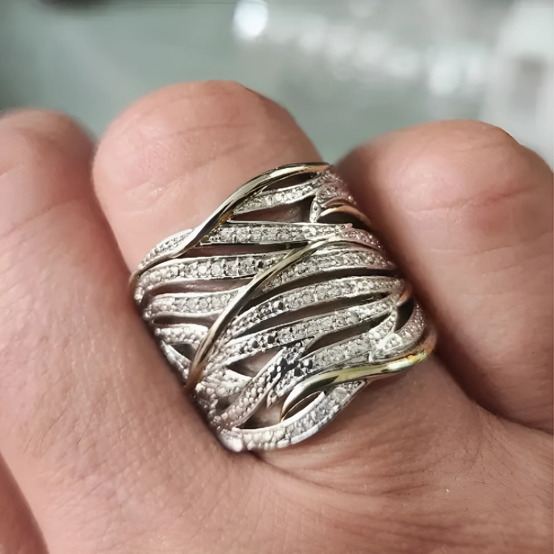 Anillo Viento Dorado